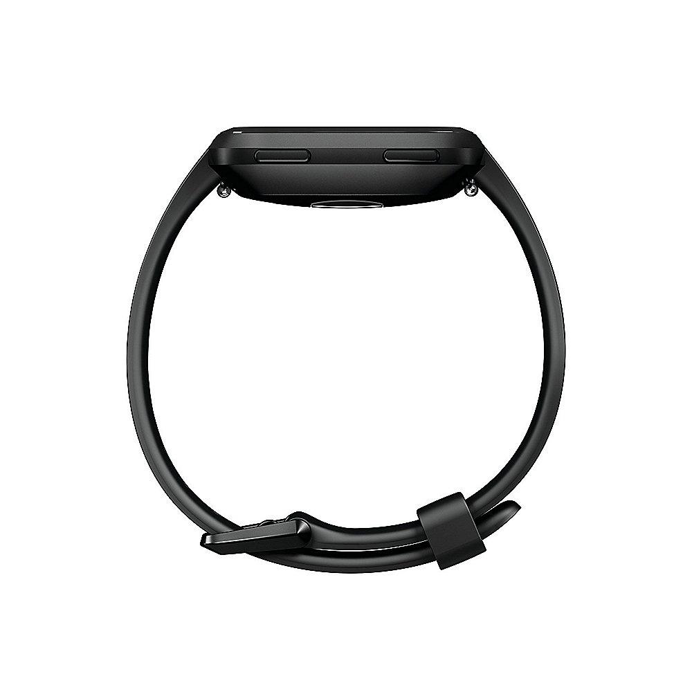 Fitbit Versa Gesundheits- und Fitness-Smartwatch schwarz