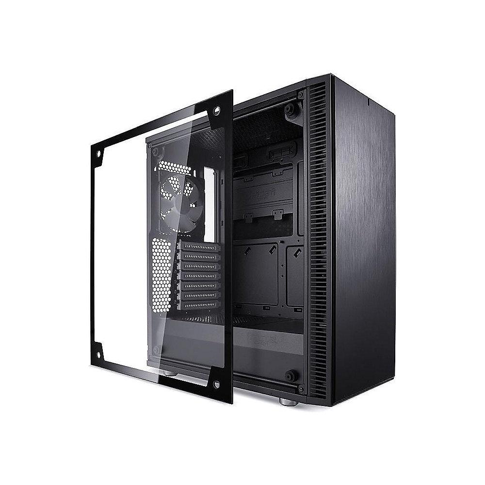 Fractal Design Define C TG ATX Gaming Gehäuse mit Seitenfenster, schallgedämmt