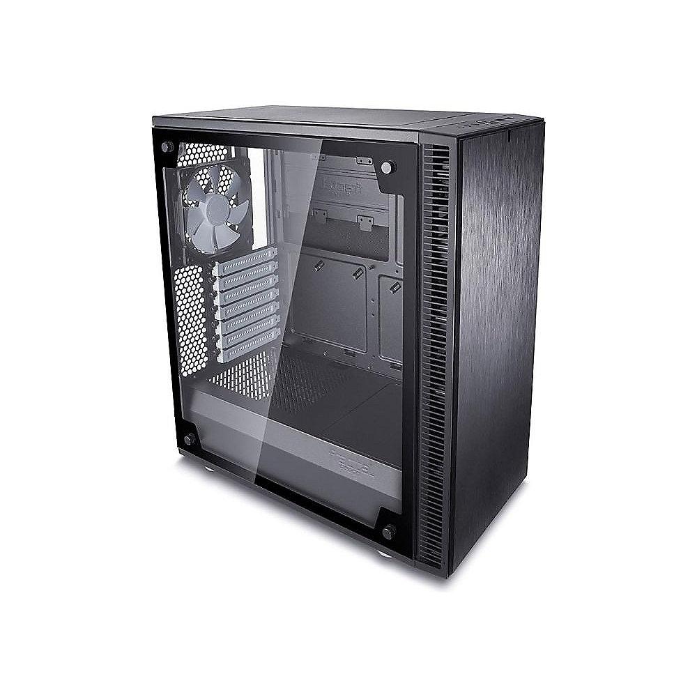 Fractal Design Define C TG ATX Gaming Gehäuse mit Seitenfenster, schallgedämmt