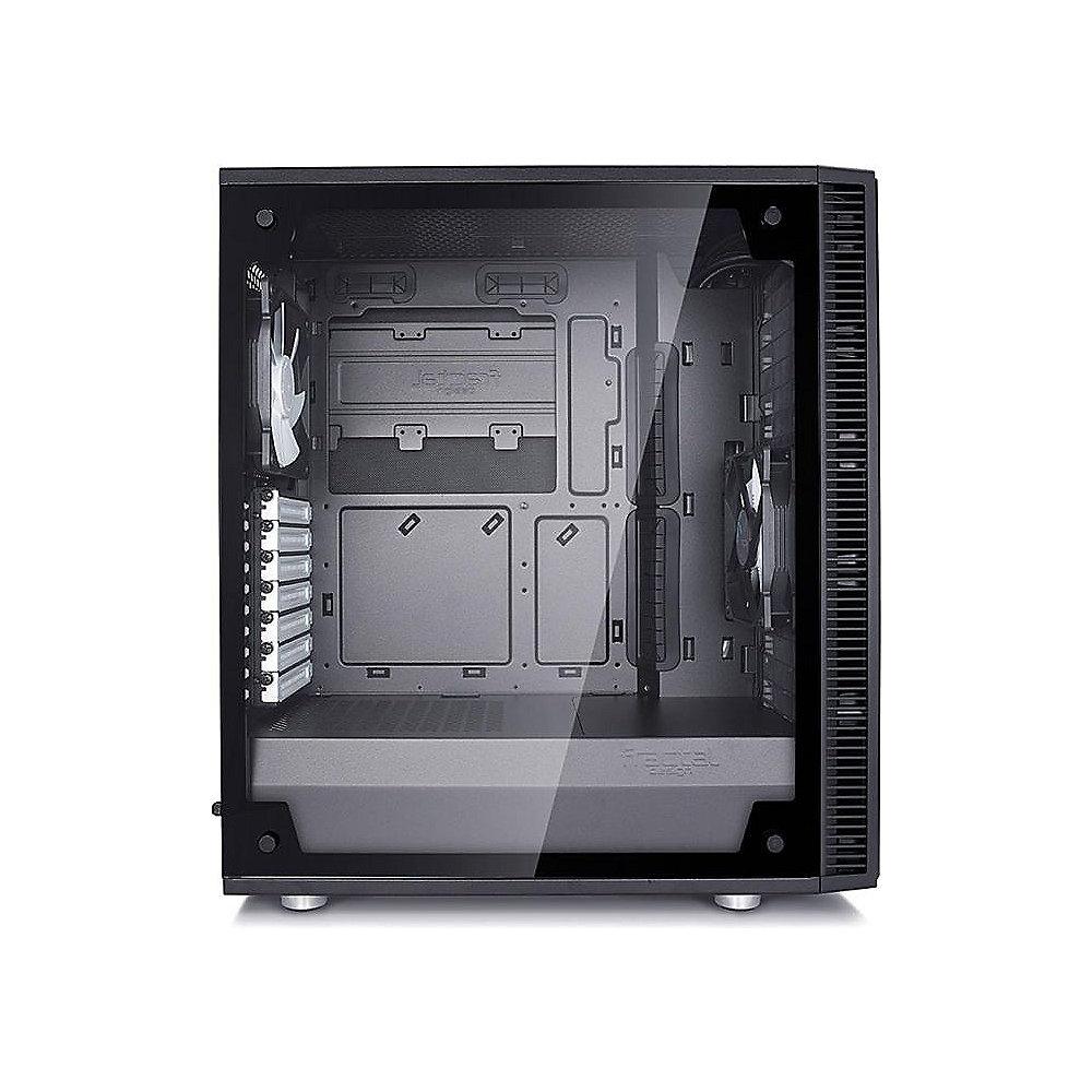 Fractal Design Define C TG ATX Gaming Gehäuse mit Seitenfenster, schallgedämmt