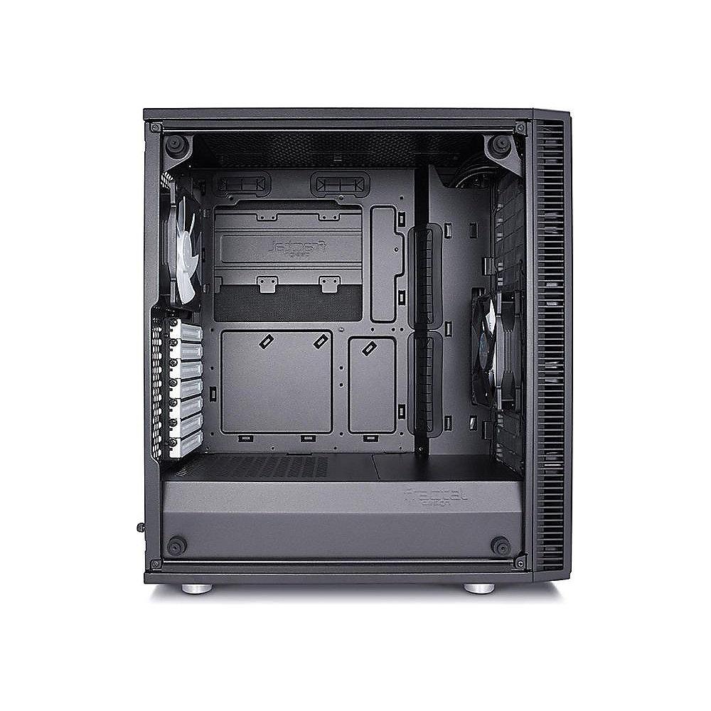 Fractal Design Define C TG ATX Gaming Gehäuse mit Seitenfenster, schallgedämmt