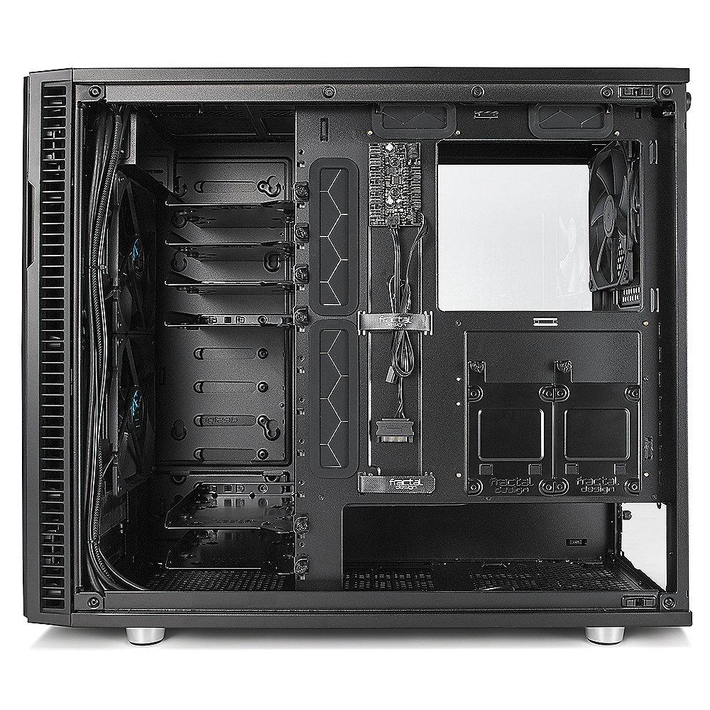 Fractal Design Define R6 Blackout TG ATX Gaming Gehäuse mit Glas Seitenfenster, Fractal, Design, Define, R6, Blackout, TG, ATX, Gaming, Gehäuse, Glas, Seitenfenster