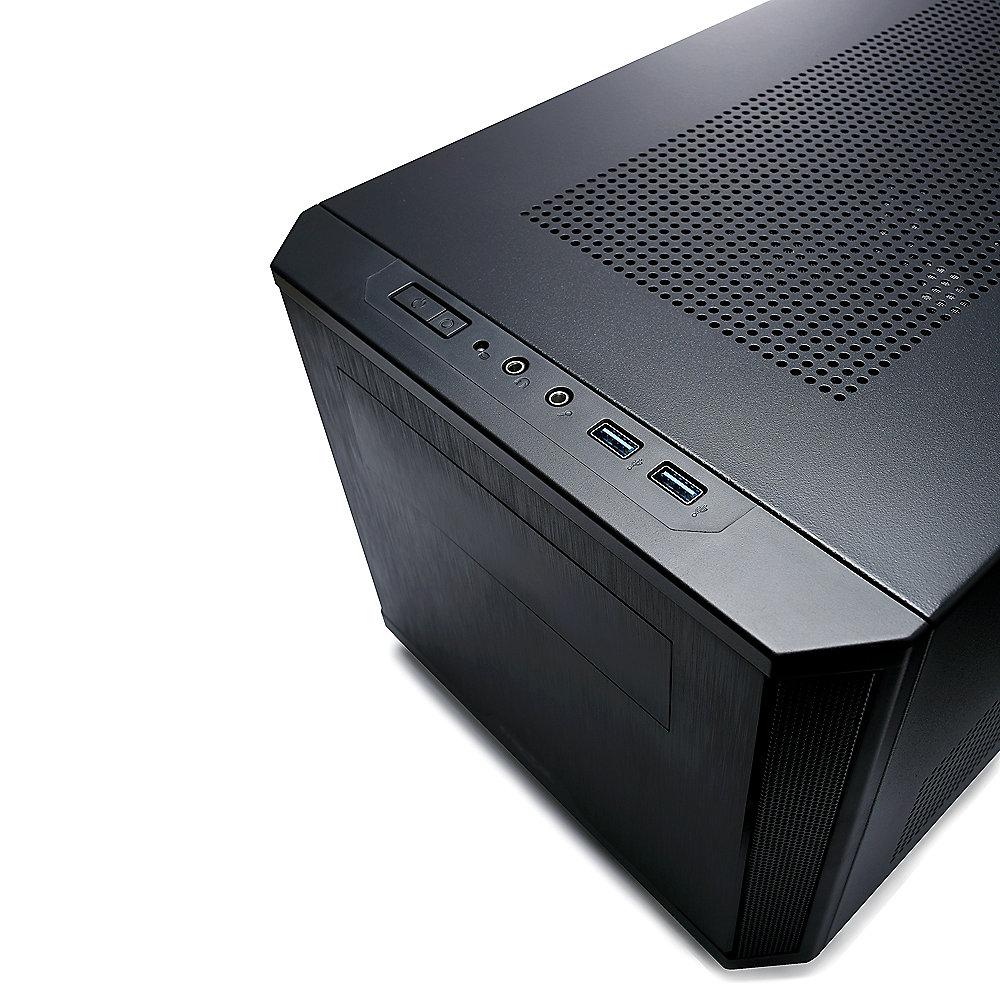 Fractal Design Gehäuse Core 500 USB3.0 Mini-ITX Gehäuse schwarz, Fractal, Design, Gehäuse, Core, 500, USB3.0, Mini-ITX, Gehäuse, schwarz