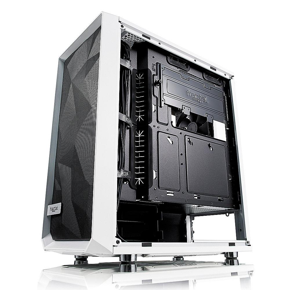 Fractal Design Meshify C White ATX Gaming Gehäuse mit TG Seitenfenster