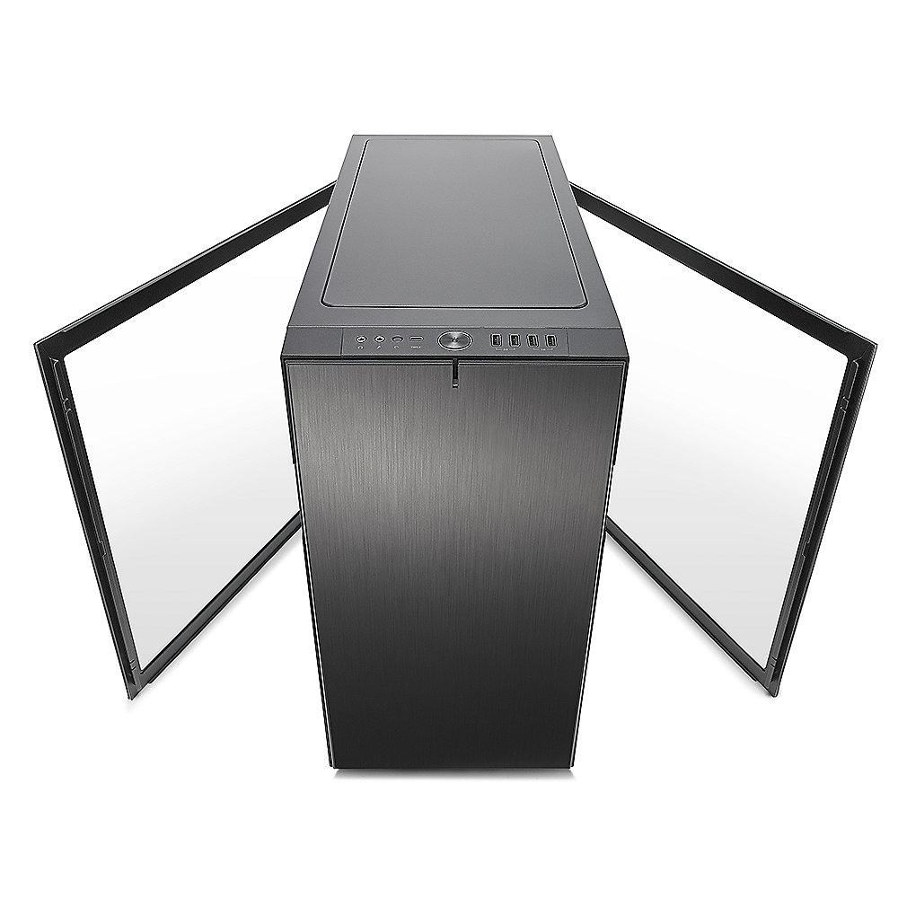 Fractal Design Tempered Glass Seitenteil für Define R6 gumetal frame, Fractal, Design, Tempered, Glass, Seitenteil, Define, R6, gumetal, frame