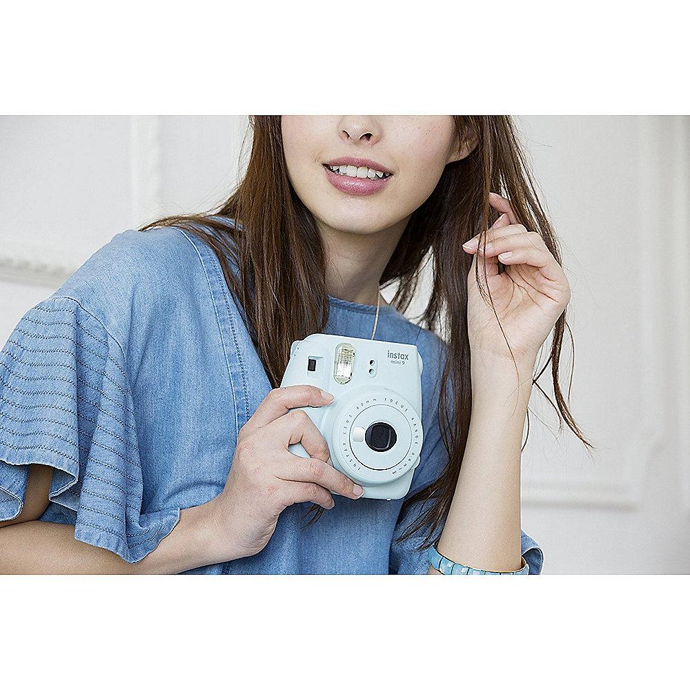 Fujifilm Instax Mini 9 Sofortbildkamera eisblau, Fujifilm, Instax, Mini, 9, Sofortbildkamera, eisblau