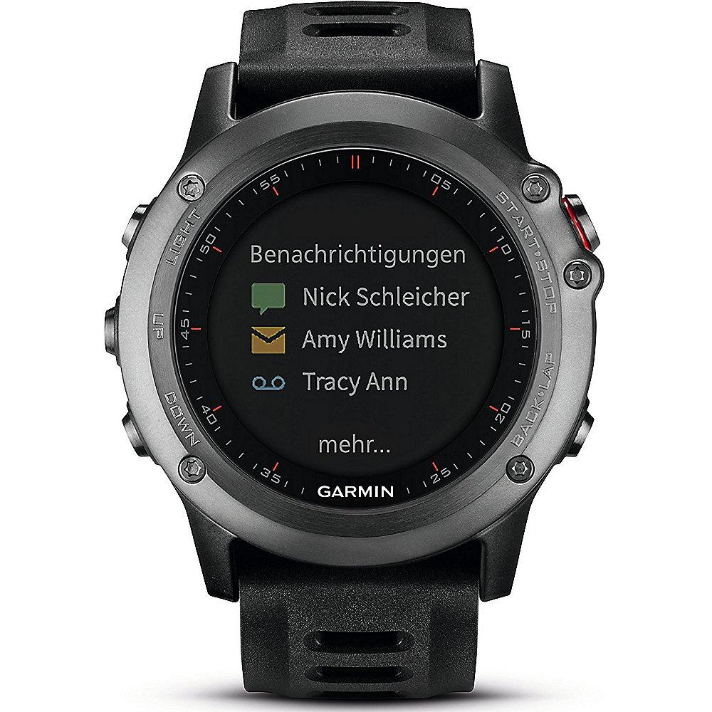 Garmin Fenix 3 Multisportuhr grau