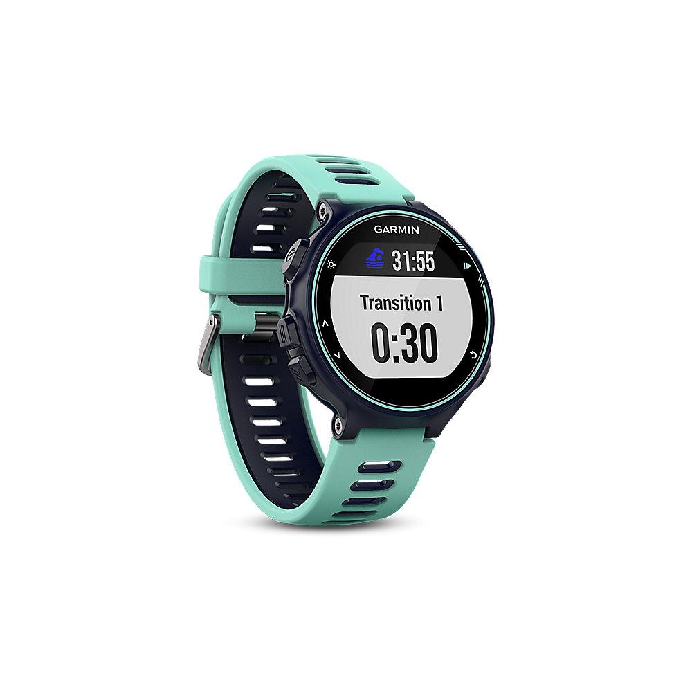 Garmin Forerunner 735XT Multisportuhr blau/frost Run Bundle inkl. Brustgurt