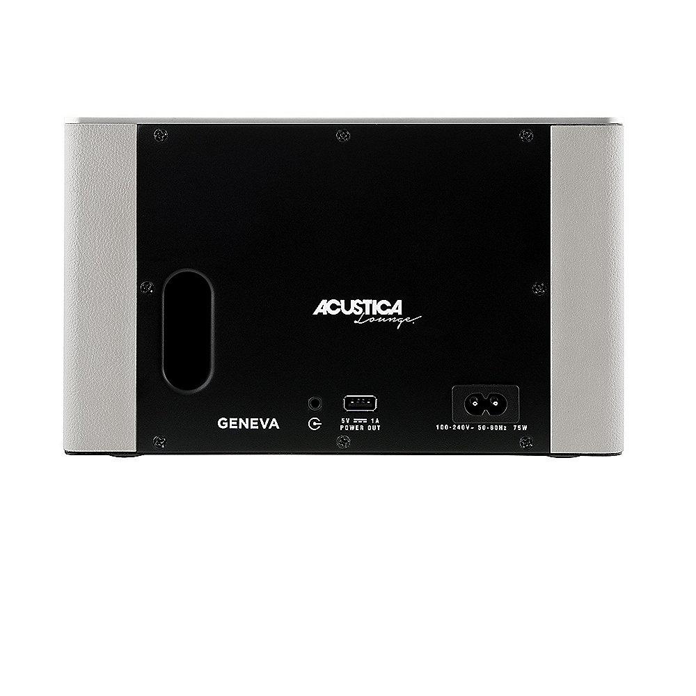 Geneva ACUSTICA/Lounge Bluetooth Lautsprecher und Line-Eingang - weiß