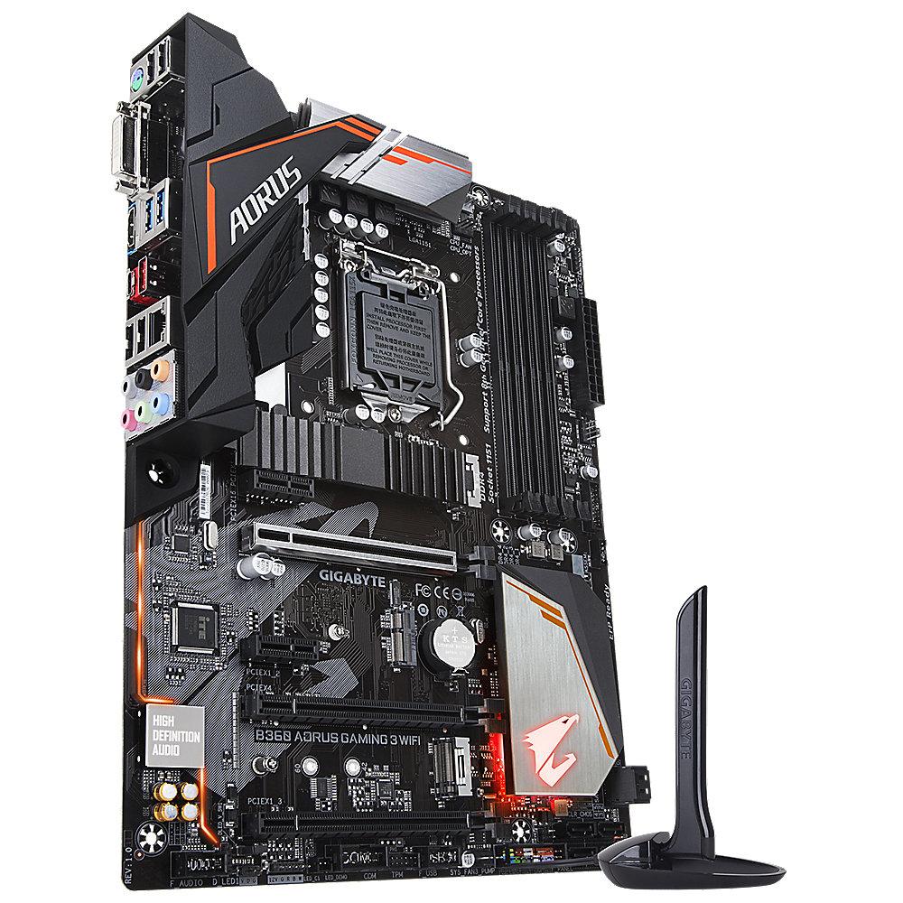 Gigabyte AORUS B360 Gaming 3 WIFI ATX Mainboard 1151v2 (Coffee Lake)
