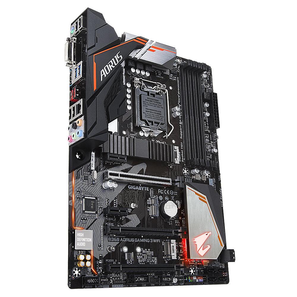 Gigabyte AORUS B360 Gaming 3 WIFI ATX Mainboard 1151v2 (Coffee Lake)
