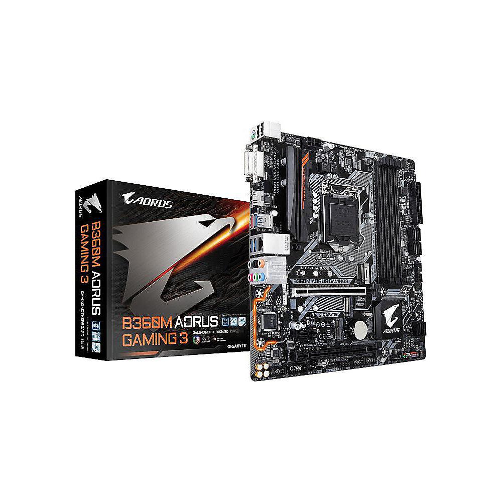 Gigabyte AORUS B360M Gaming 3 mATX Mainboard 1151v2 (Coffee Lake)