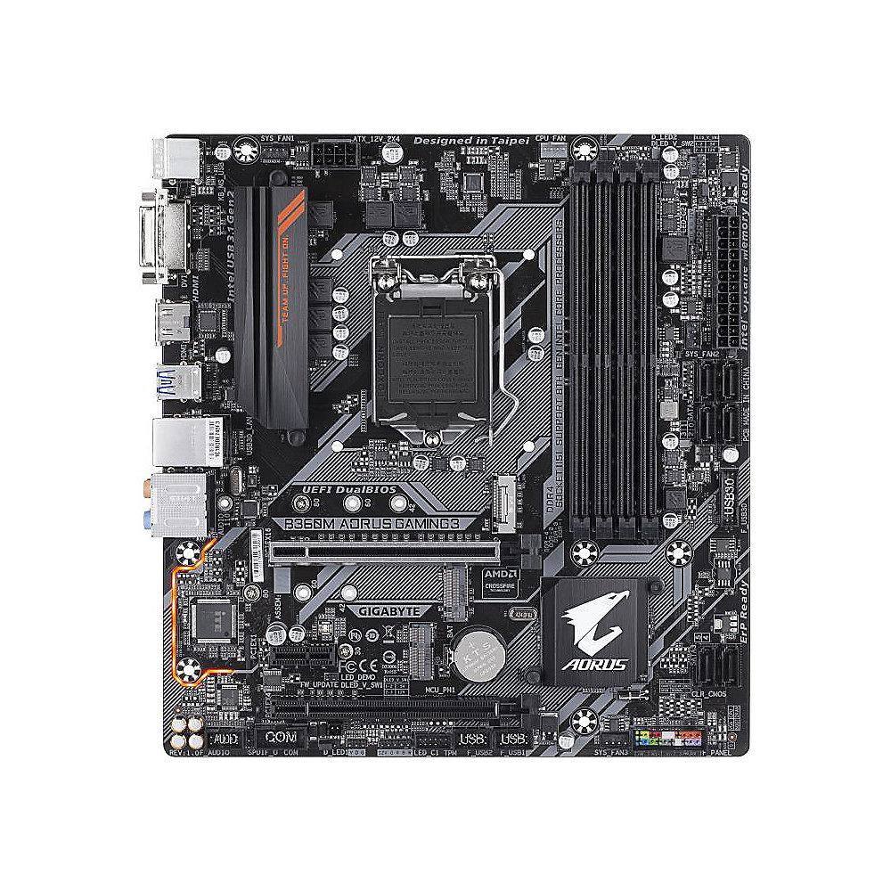 Gigabyte AORUS B360M Gaming 3 mATX Mainboard 1151v2 (Coffee Lake)