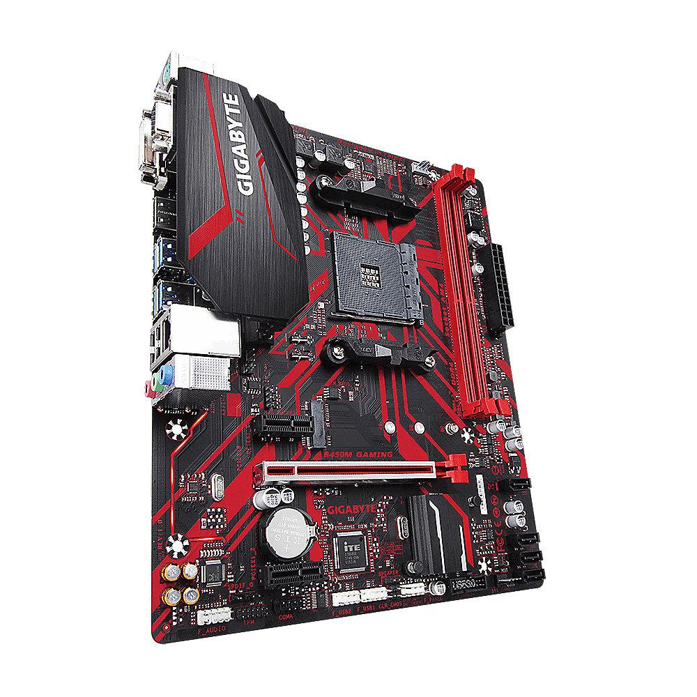 Gigabyte B450M Gaming mATX Mainboard Sockel AM4 M.2/HDMI/DVI/VGA