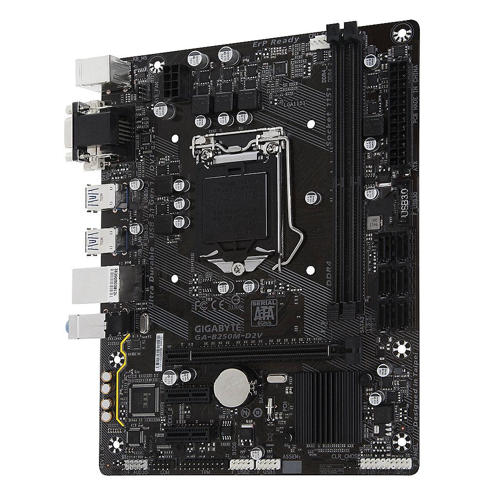 Gigabyte GA-B250M-D2V mATX Mainboard Sockel 1151 VGA/DVI