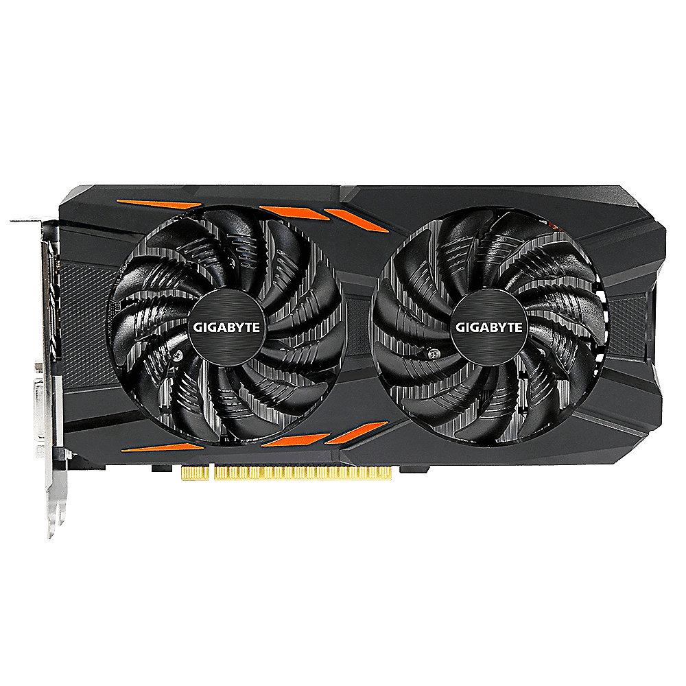 Gigabyte GeForce GTX 1050 WindForce OC 2GB GDDR5 Grafikkarte DVI/3xHDMI/DP