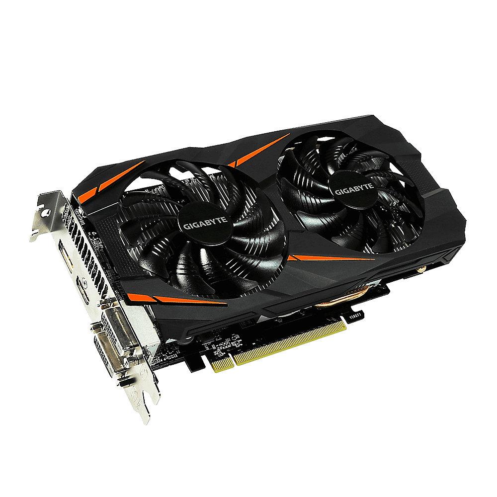 Gigabyte GeForce GTX 1060 WindForce OC 6GB GDDR5 Grafikkarte 2xDVI/HDMI/DP