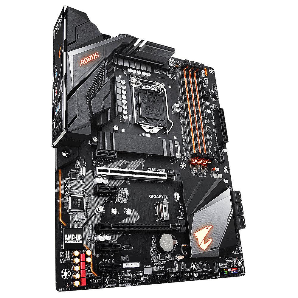 Gigabyte Z390 AORUS Elite ATX Mainboard Sockel 1151 HDMI/2xM.2/SATA/USB3.1(TypA)