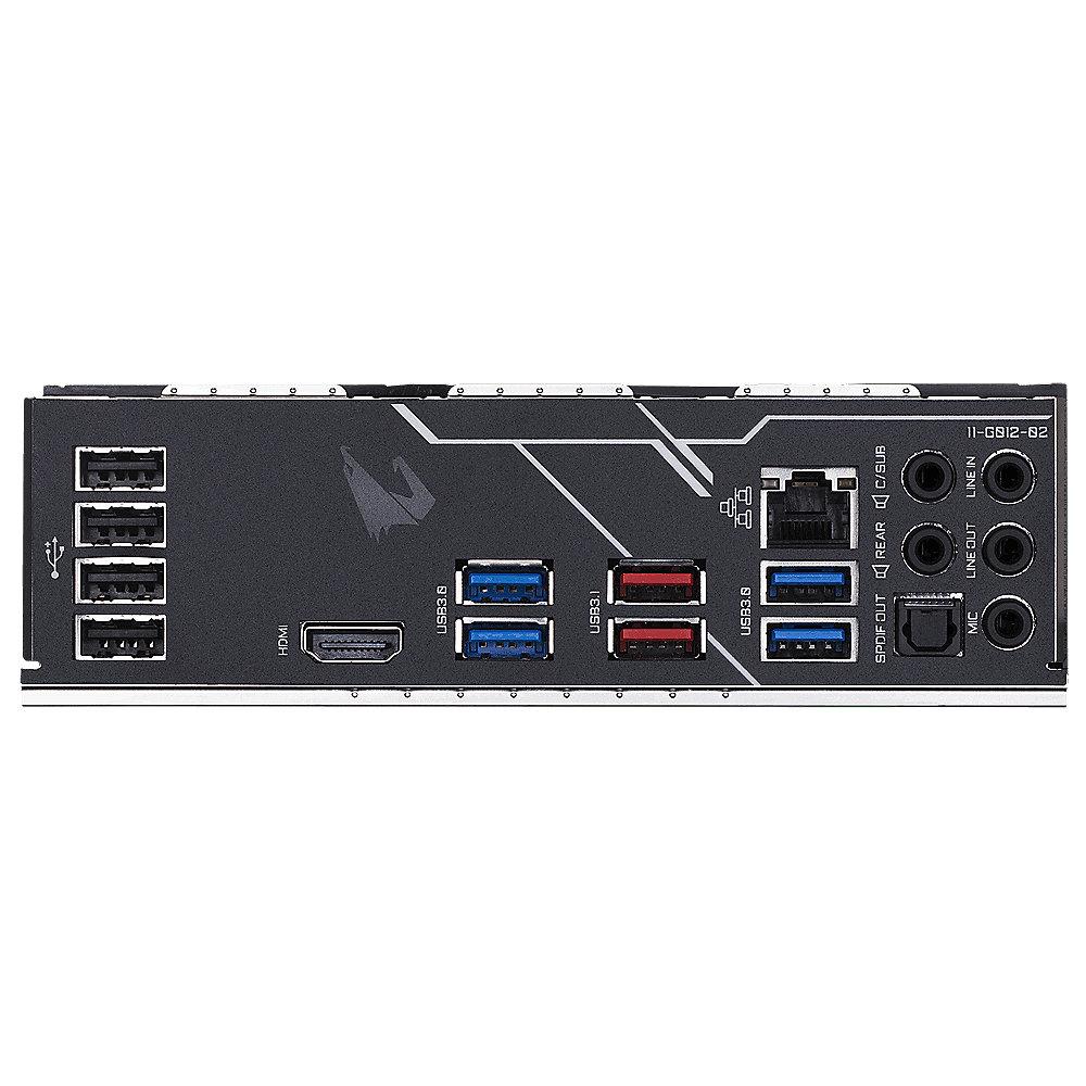 Gigabyte Z390 AORUS Elite ATX Mainboard Sockel 1151 HDMI/2xM.2/SATA/USB3.1(TypA)