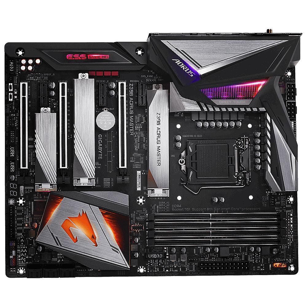 Gigabyte Z390 AORUS MASTER ATX Mainboard Sockel 1151 HDMI/3xM.2/SATA/WIFI/USB3.1