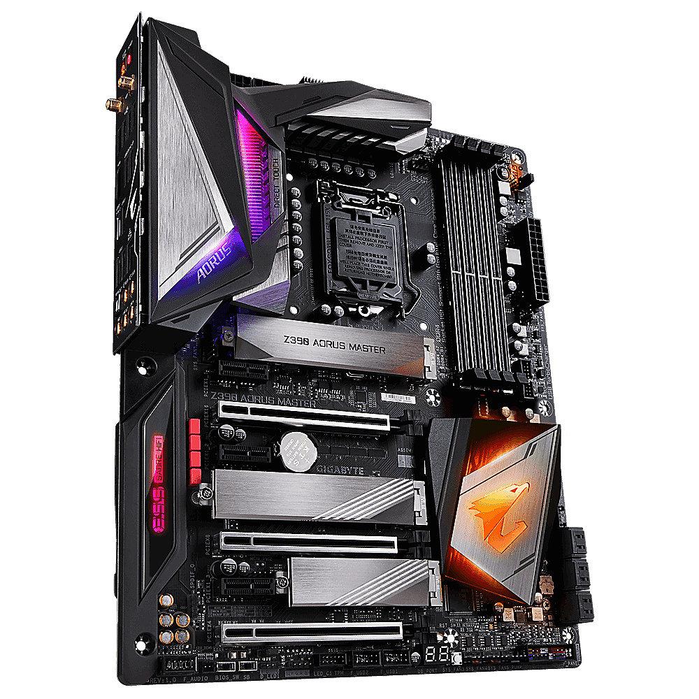 Gigabyte Z390 AORUS MASTER ATX Mainboard Sockel 1151 HDMI/3xM.2/SATA/WIFI/USB3.1