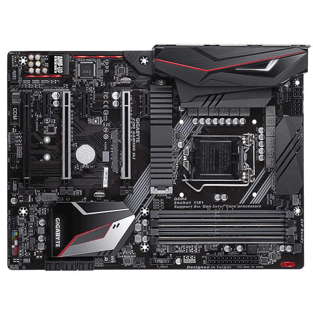 Gigabyte Z390 Gaming SLI ATX Mainboard Sockel 1151 HDMI/2xM.2/SATA/USB3.1(Typ A)