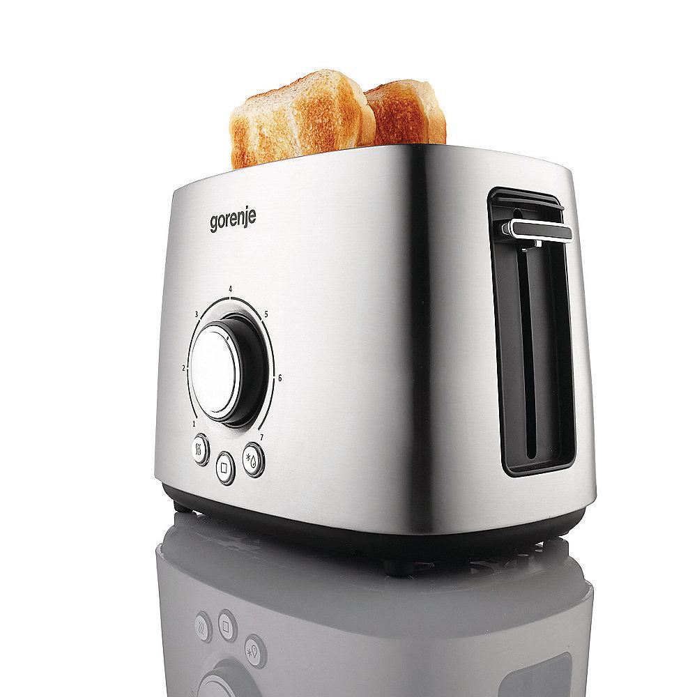 Gorenje T1000E Breakfast Collection Toaster Edelstahl