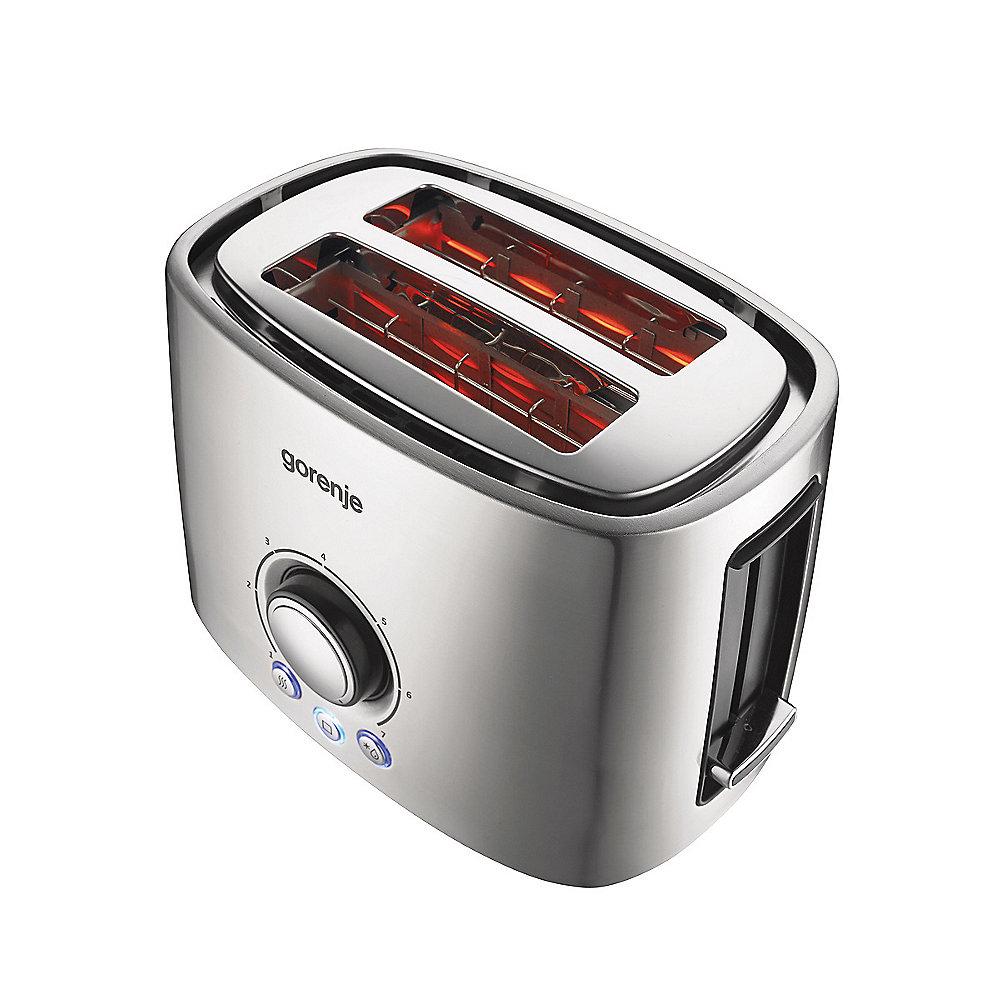 Gorenje T1000E Breakfast Collection Toaster Edelstahl, Gorenje, T1000E, Breakfast, Collection, Toaster, Edelstahl