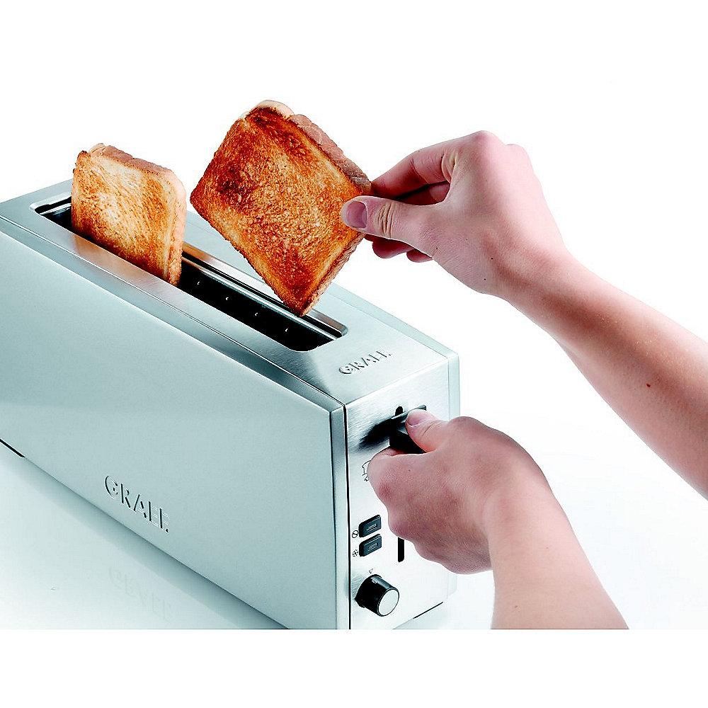 Graef TO 90 2-Scheiben Toaster silber, Graef, TO, 90, 2-Scheiben, Toaster, silber