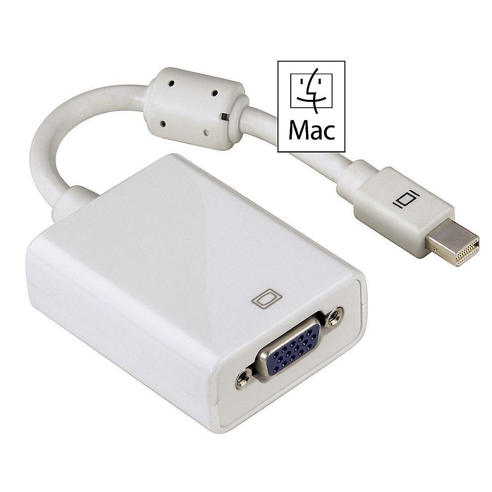 Hama DisplayPort Adapterkabel mini DP zu VGA St./Bu. weiß