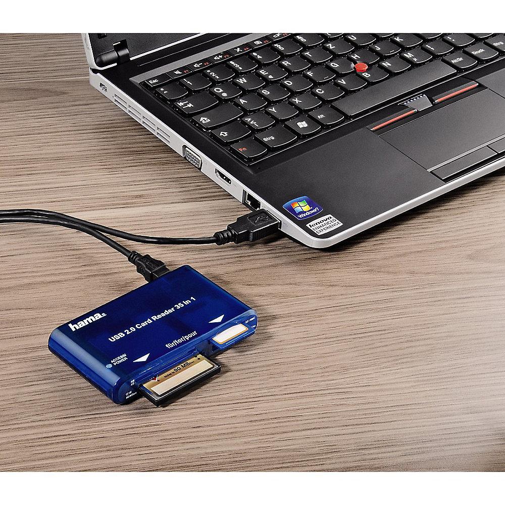 Hama USB 2.0 Multikartenleser 