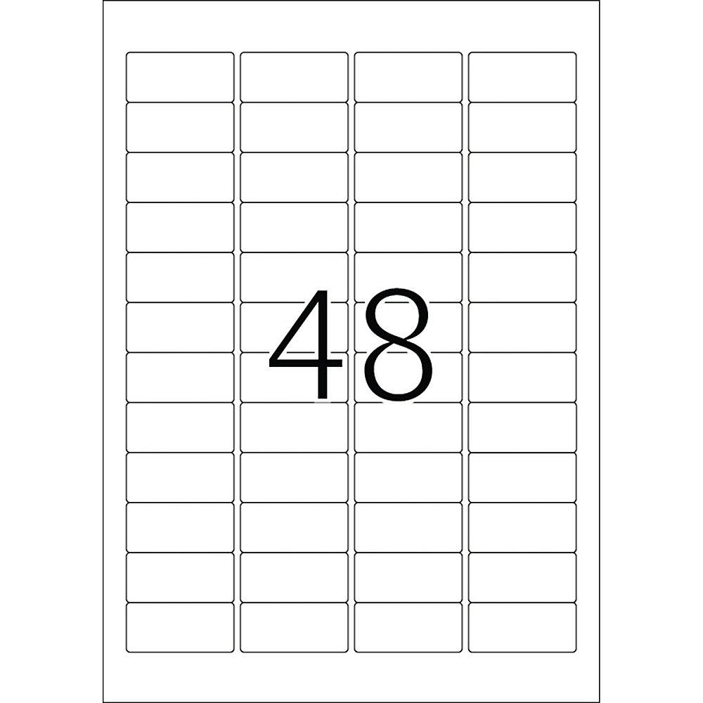 HERMA 4346 Etiketten A4 weiß 45,7x21,2 mm Movables/ablösbar matt 1200 St., HERMA, 4346, Etiketten, A4, weiß, 45,7x21,2, mm, Movables/ablösbar, matt, 1200, St.