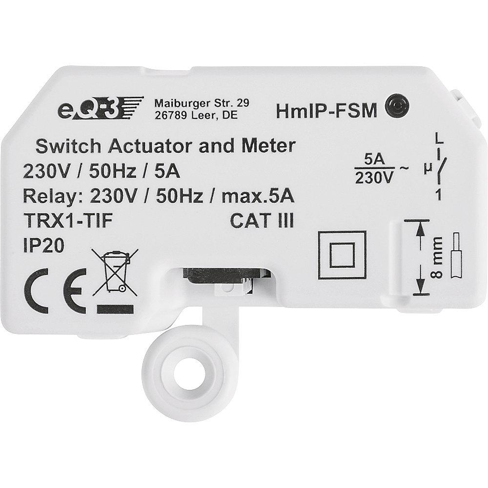 Homematic IP Schalt-Mess-Aktor - Unterputz HmIP-FSM