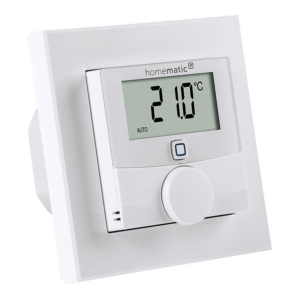 Homematic IP Wandthermostat mit Schaltausgang für Markenschalter 24V HmIP-BWTH24