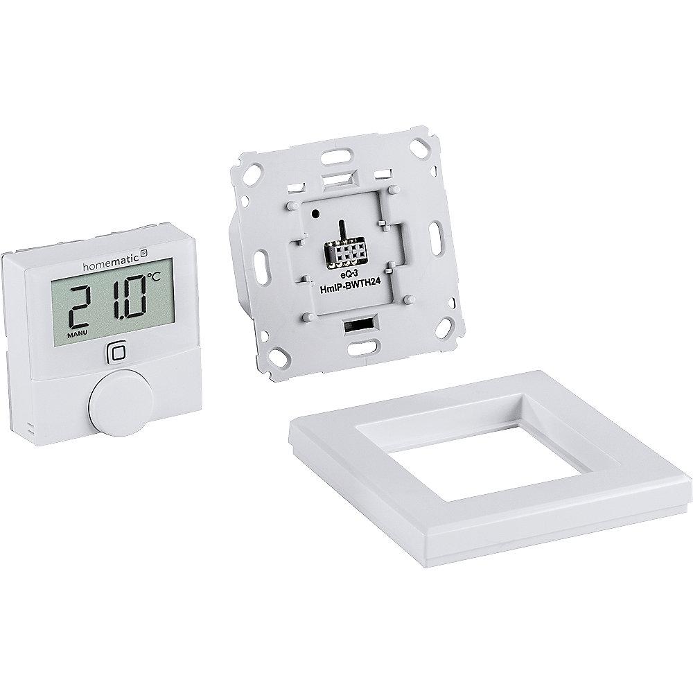 Homematic IP Wandthermostat mit Schaltausgang für Markenschalter 24V HmIP-BWTH24