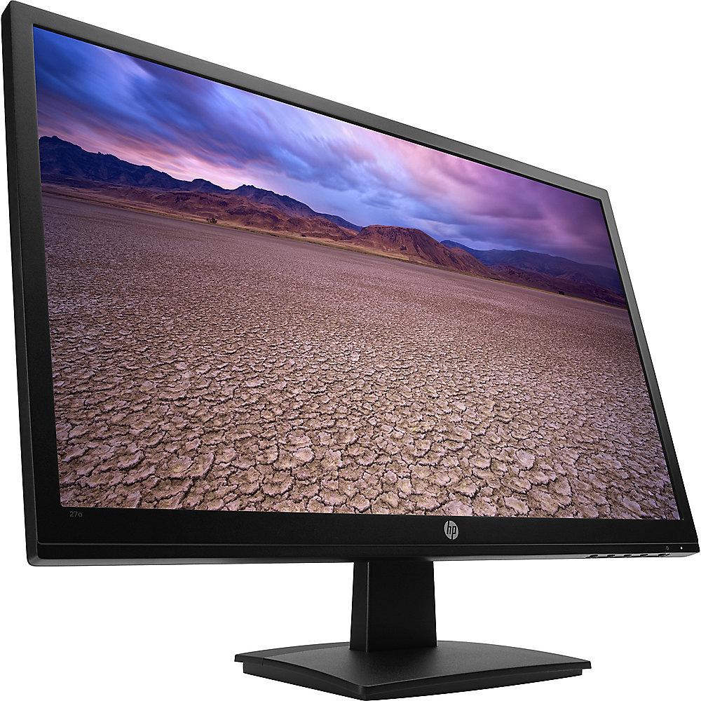 HP 27o Display (27") 68.6cm 16:9 FHD VGA/HDMI 1ms 12Mio:1 LED