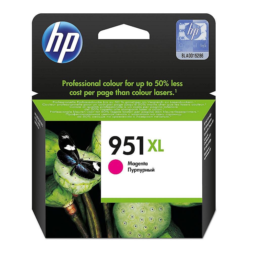 HP 951XL Original Druckerpatrone Magenta CN047AE für ca. 1.500 Seiten (2 Stück)