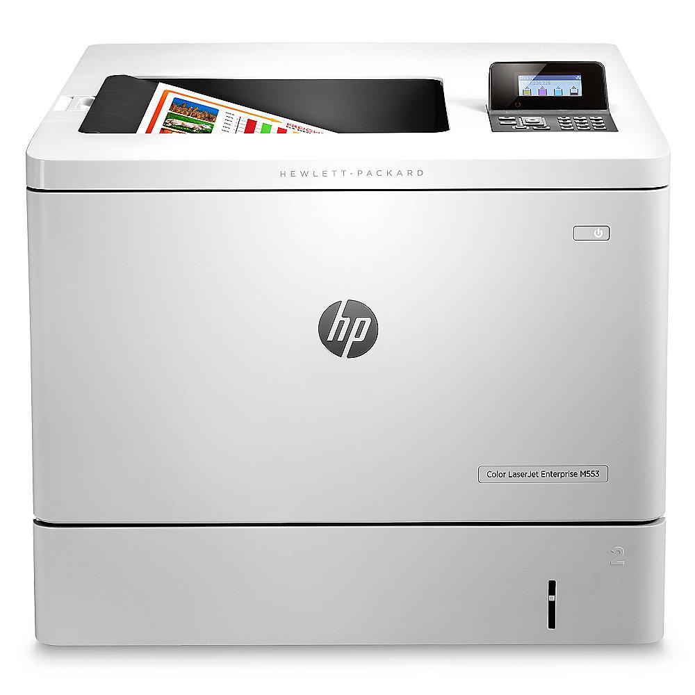 HP Color LaserJet Enterprise M553dn Farblaserdrucker LAN