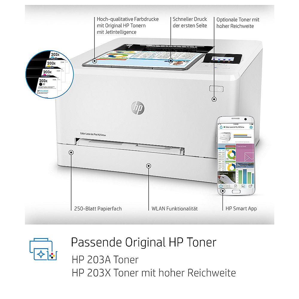 HP Color LaserJet Pro M254nw Farblaserdrucker LAN WLAN, HP, Color, LaserJet, Pro, M254nw, Farblaserdrucker, LAN, WLAN