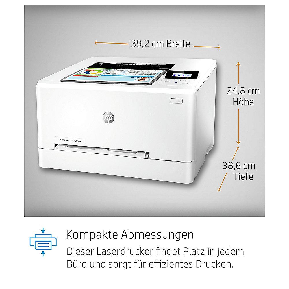 HP Color LaserJet Pro M254nw Farblaserdrucker LAN WLAN