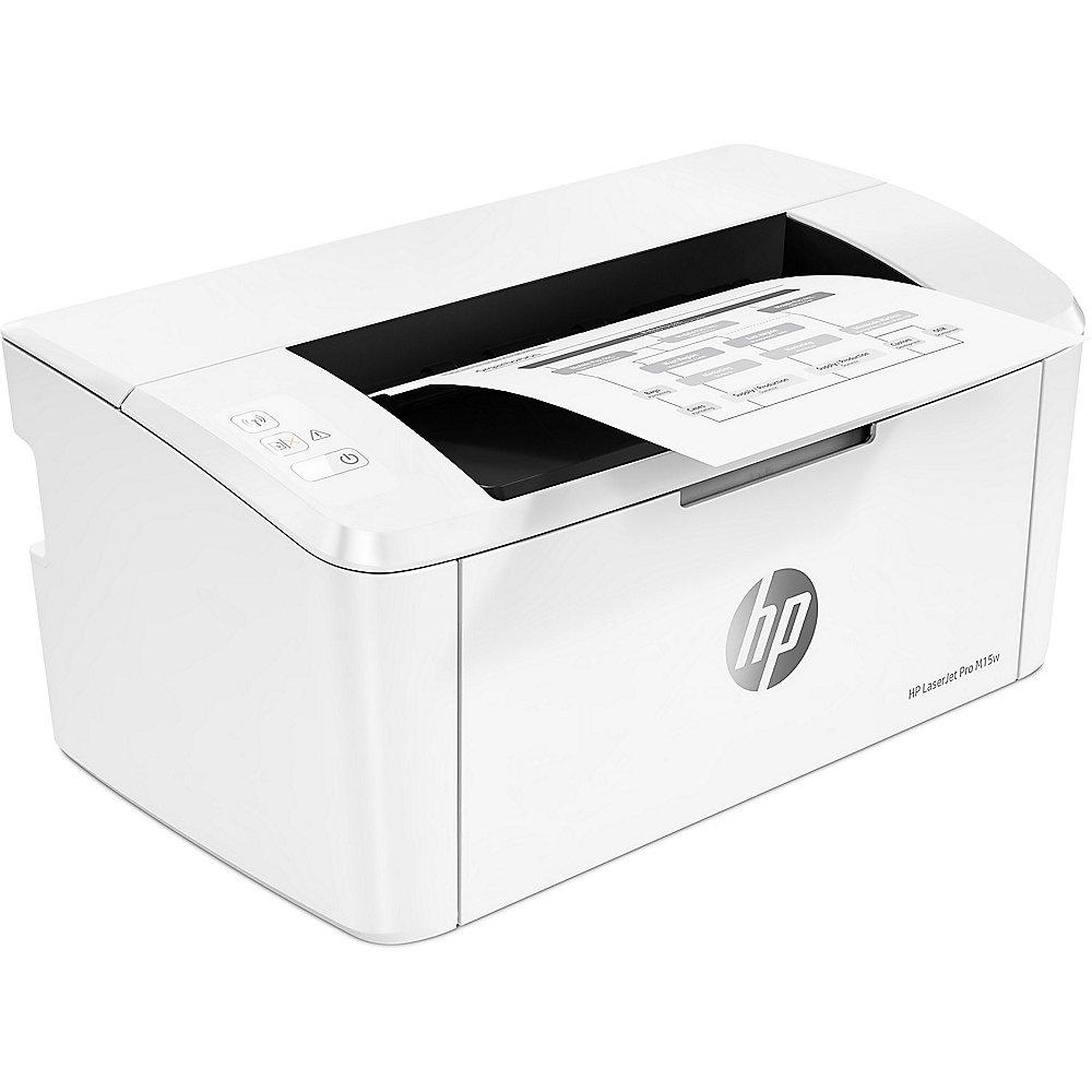 HP LaserJet Pro M15w S/W-Laserdrucker USB WLAN, HP, LaserJet, Pro, M15w, S/W-Laserdrucker, USB, WLAN