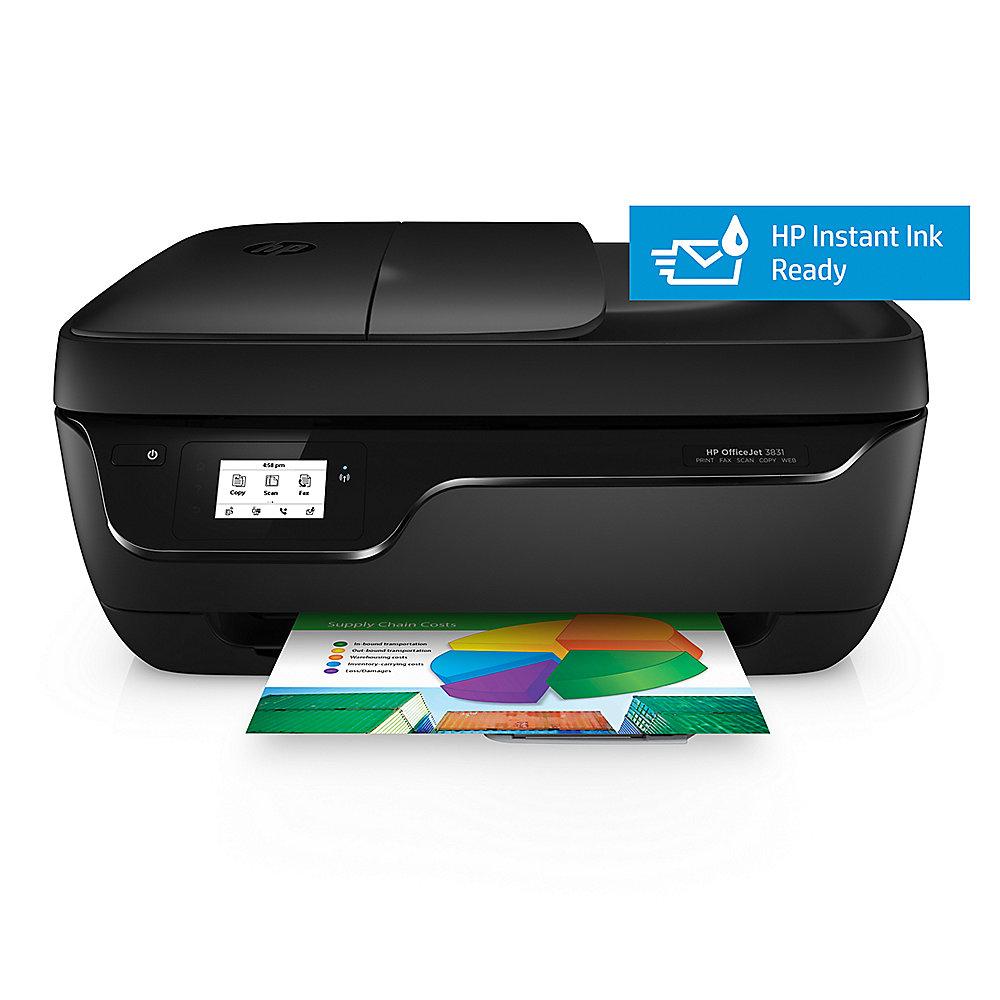 HP OfficeJet 3831 Multifunktionsdrucker Scanner Kopierer Fax WLAN