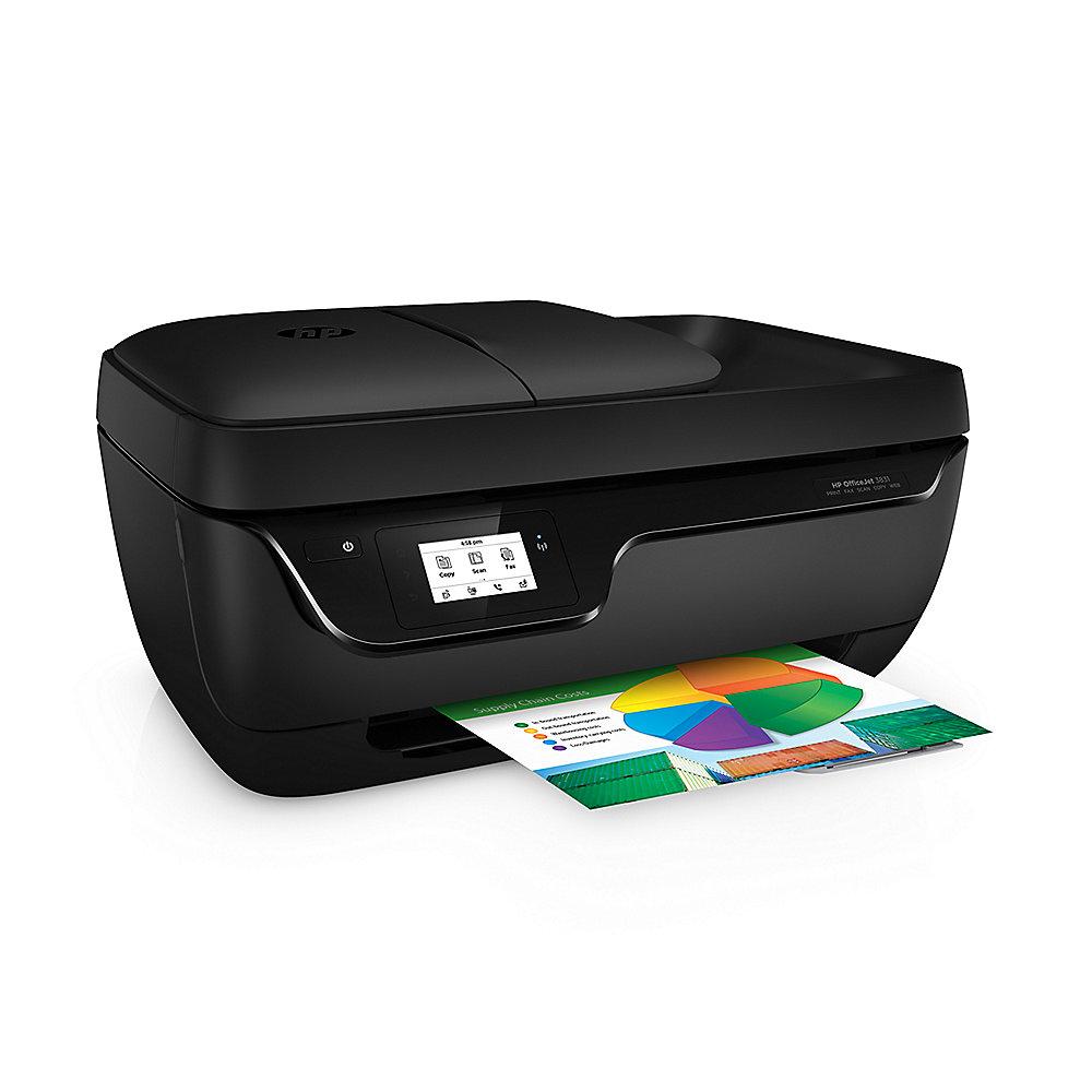 HP OfficeJet 3831 Multifunktionsdrucker Scanner Kopierer Fax WLAN