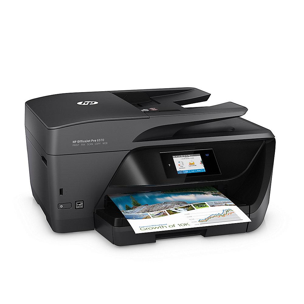 HP OfficeJet Pro 6970 Multifunktionsdrucker Scanner Kopierer Fax WLAN LAN, HP, OfficeJet, Pro, 6970, Multifunktionsdrucker, Scanner, Kopierer, Fax, WLAN, LAN