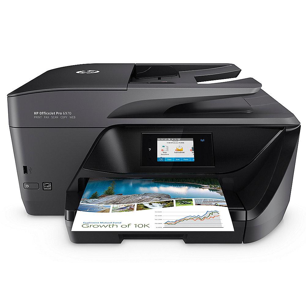 HP OfficeJet Pro 6970 Multifunktionsdrucker Scanner Kopierer Fax WLAN LAN