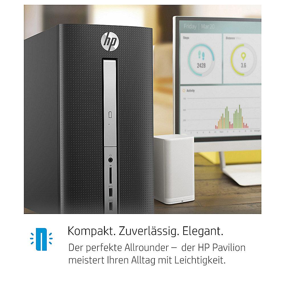HP Pavilion 570-p575ng Desktop PC i5-7400 8GB 1TB 128GB SSD GTX1050Ti Windows 10