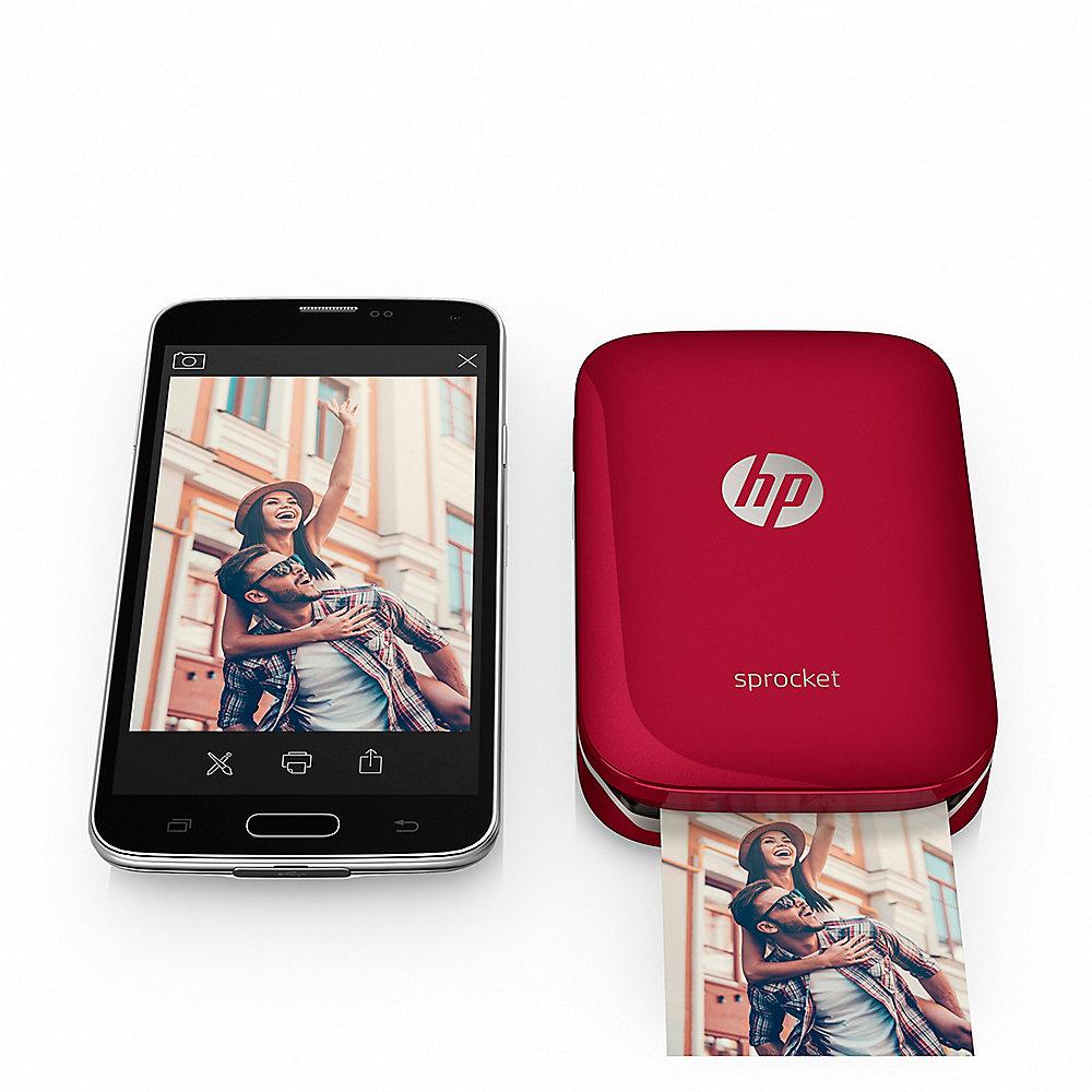 HP Sprocket mobiler Fotodrucker rot