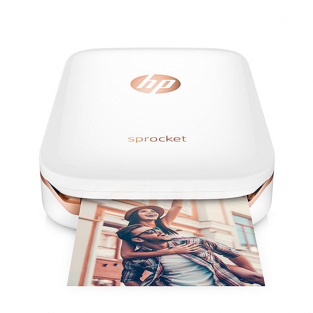 HP Sprocket mobiler Fotodrucker weiß, HP, Sprocket, mobiler, Fotodrucker, weiß