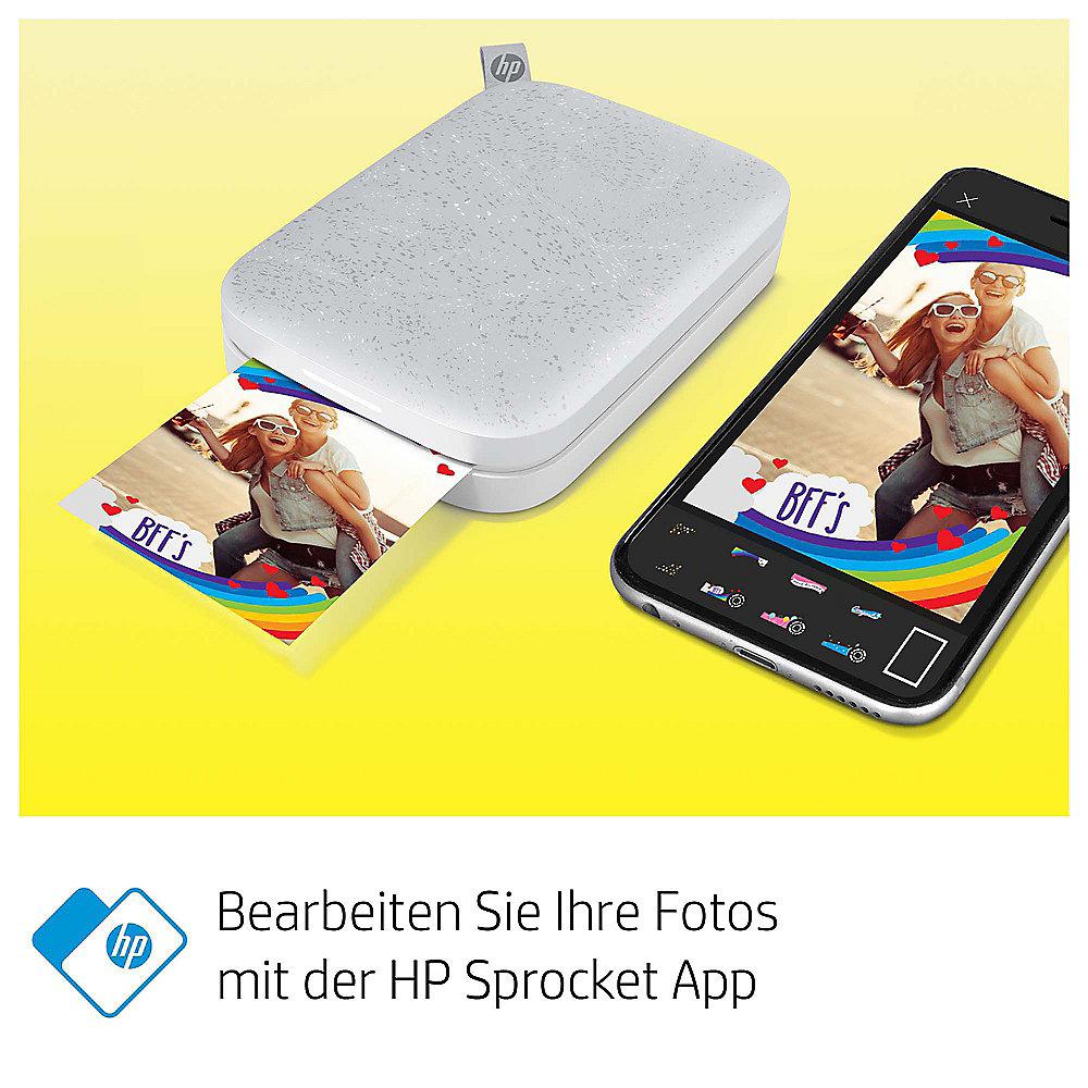 HP Sprocket New Edition Luna Pearl mobiler Fotodrucker