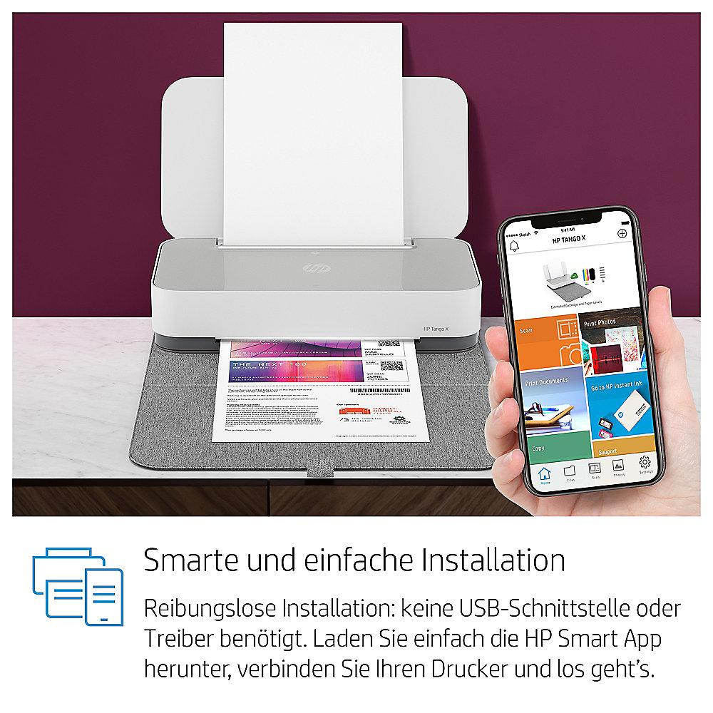 HP Tango X Tintenstrahldrucker mit Hülle Smart Home WLAN Sprachsteuerung, HP, Tango, X, Tintenstrahldrucker, Hülle, Smart, Home, WLAN, Sprachsteuerung